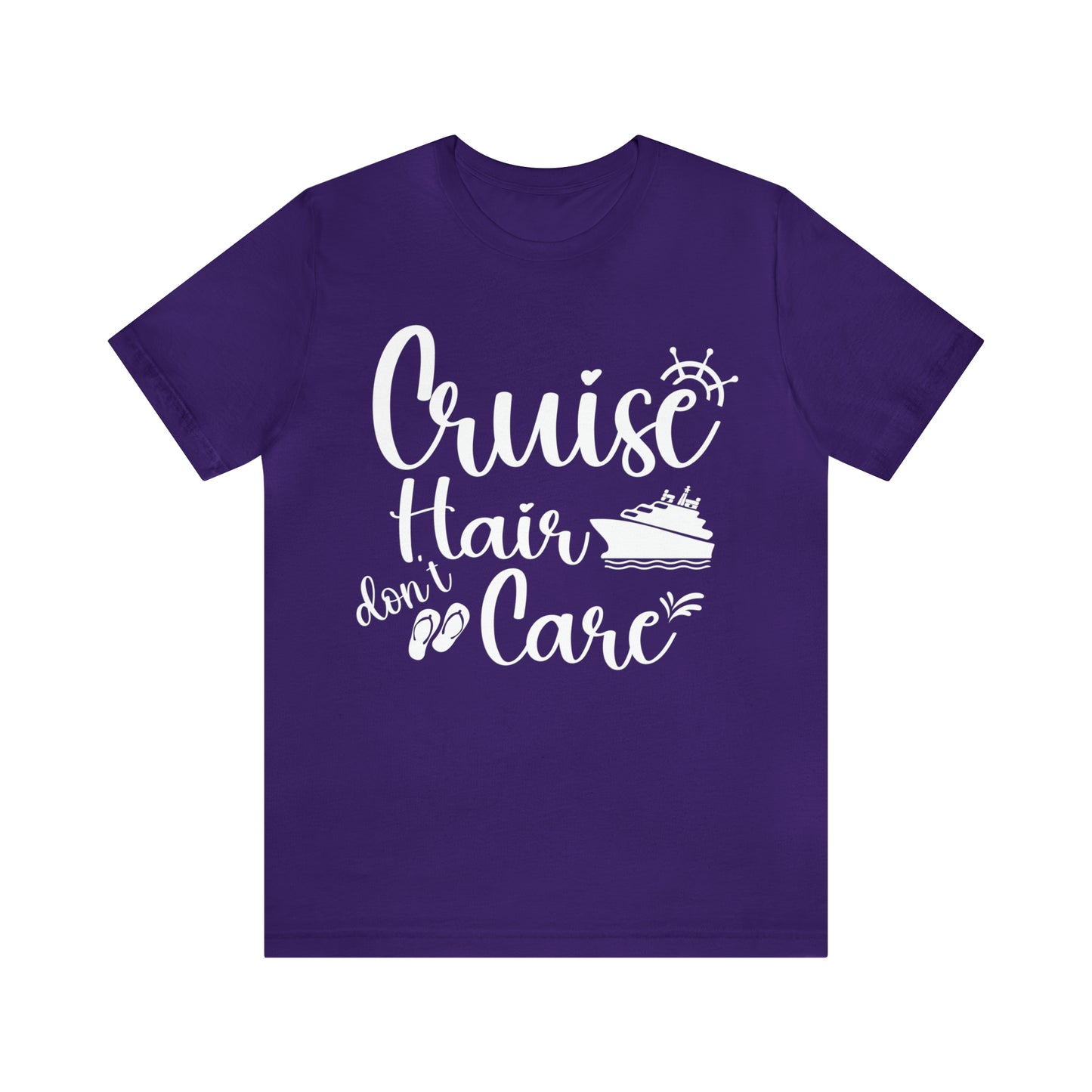 Cruise Hair Don't Care TShirt in Purple