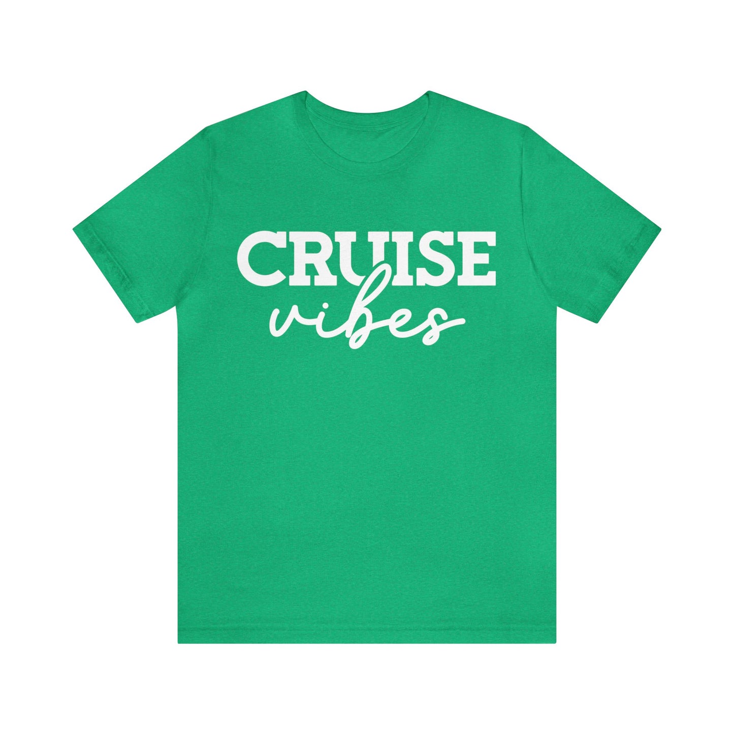 Cruise Vibes T-Shirt in Heather Kelly