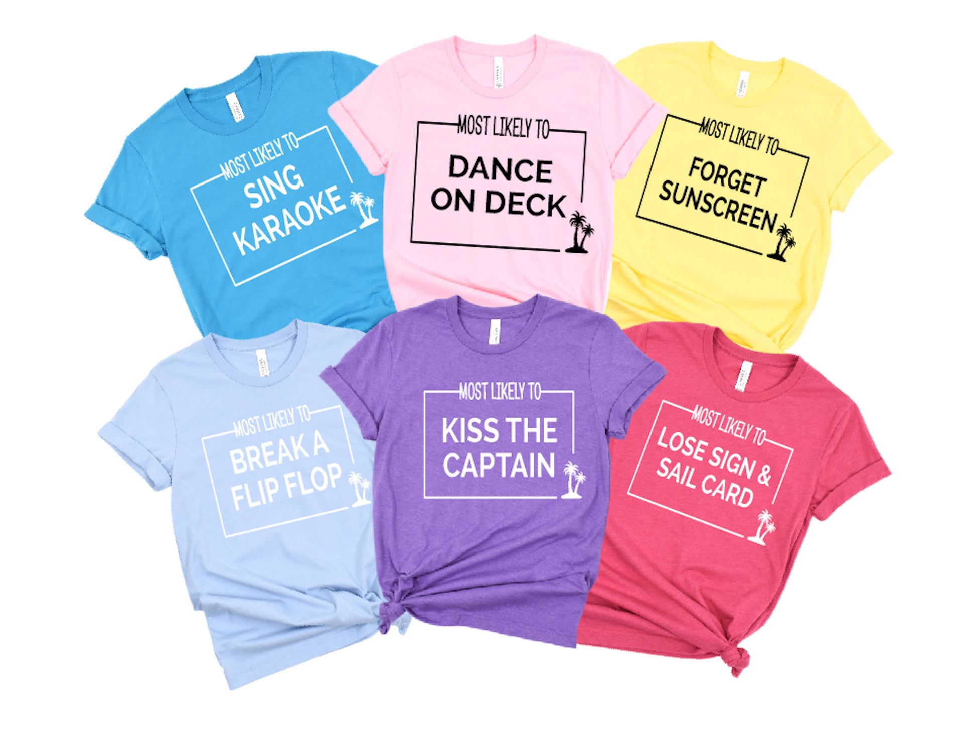 Most Likely Group Cruise Shirts - Palm Tree Box