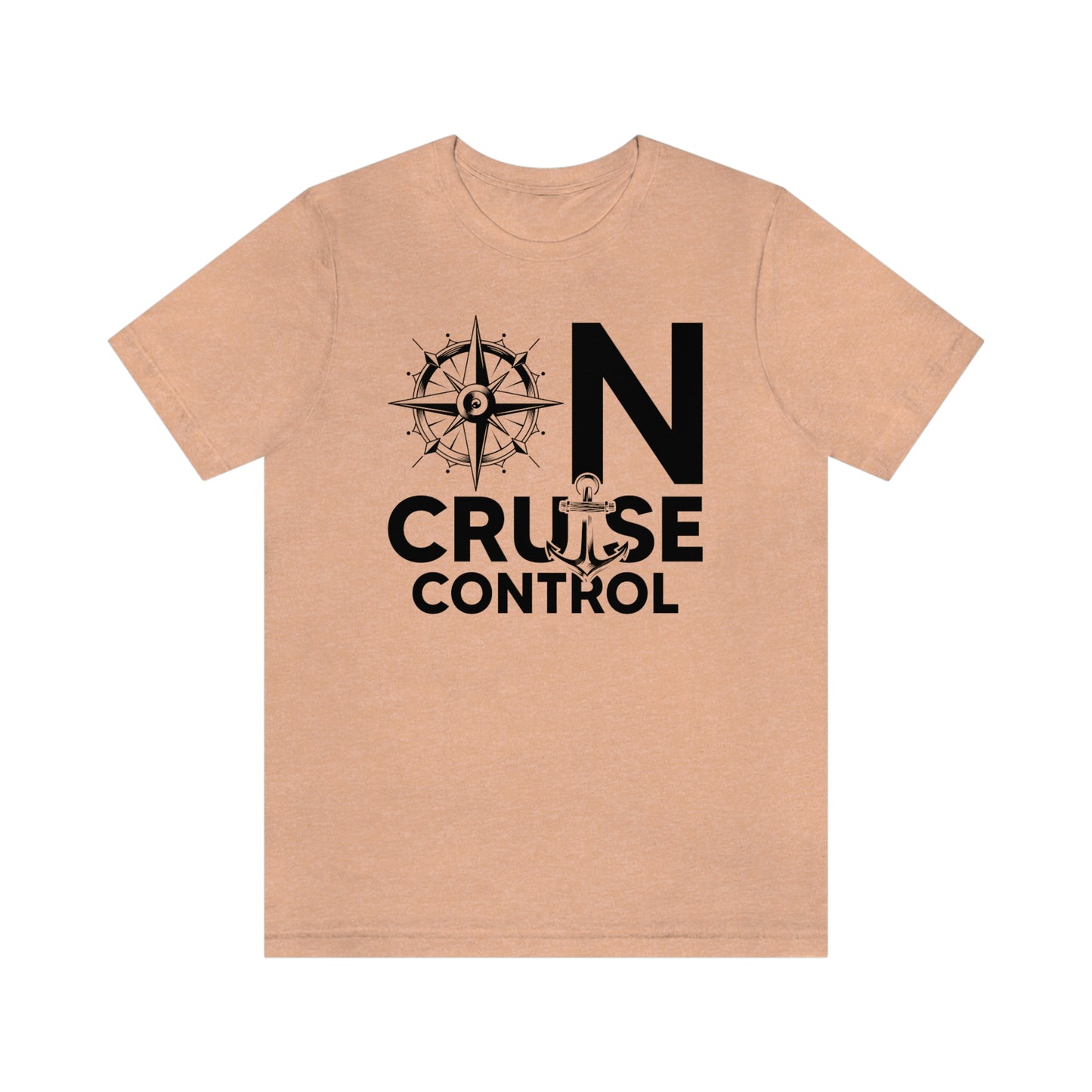 On Cruise Control Nautical TShirt in Heather Peach