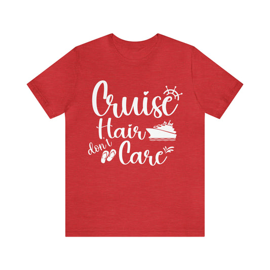 Cruise Hair Don't Care Shirt in Heather Red