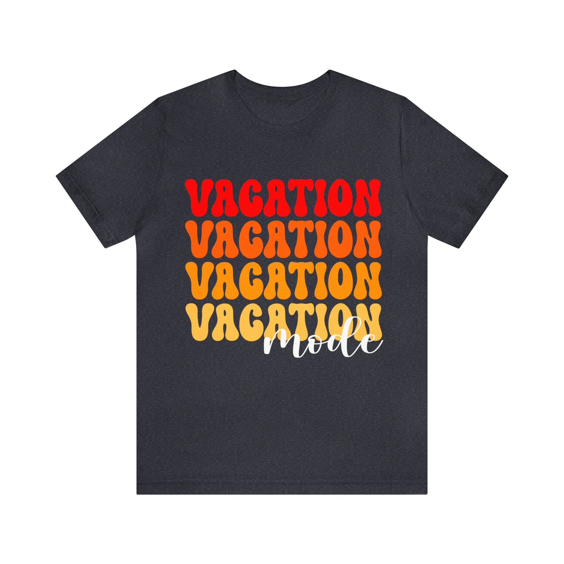 Vacation Mode TShirt in Heather Navy