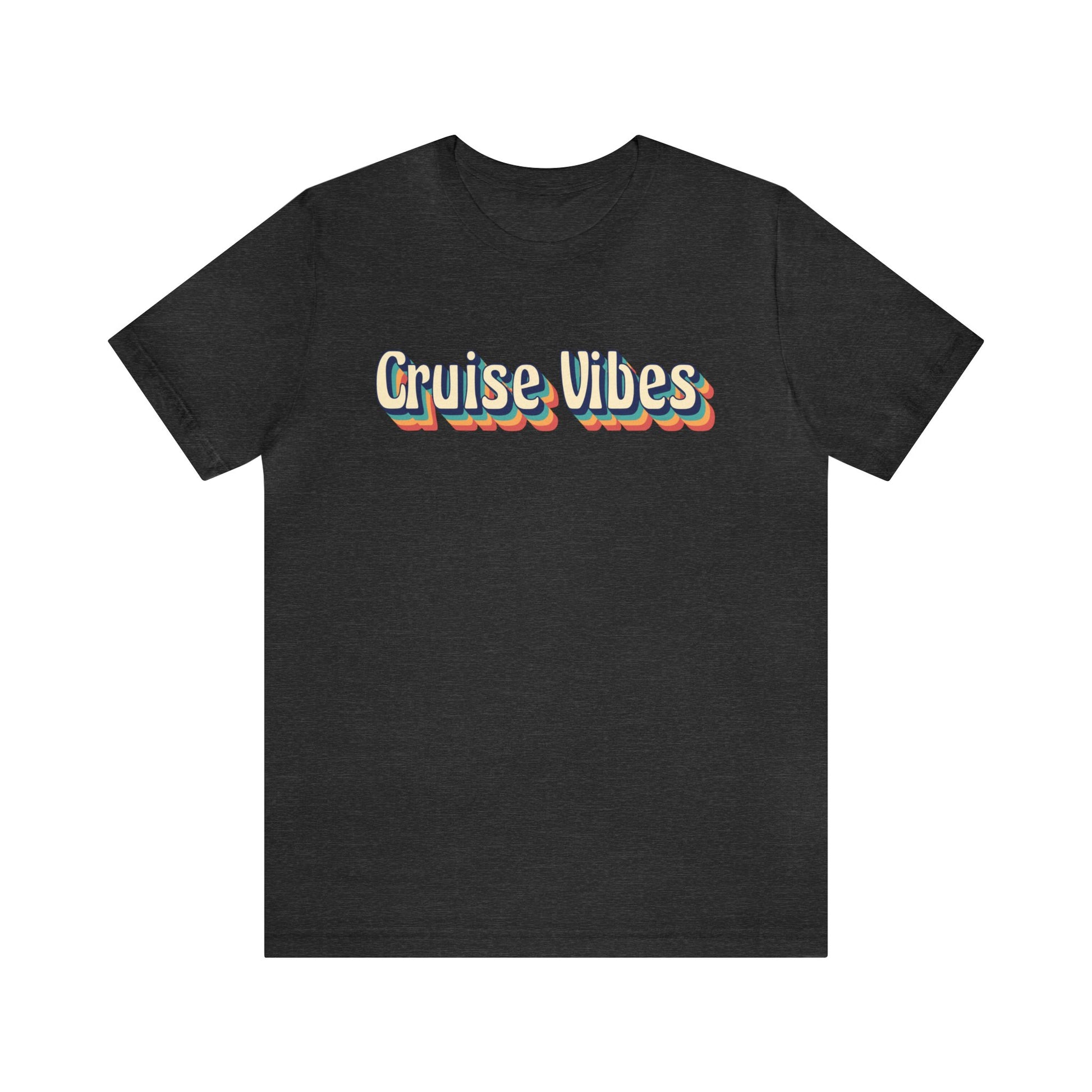Cruise Vibes Shirt in Dark Grey Heather