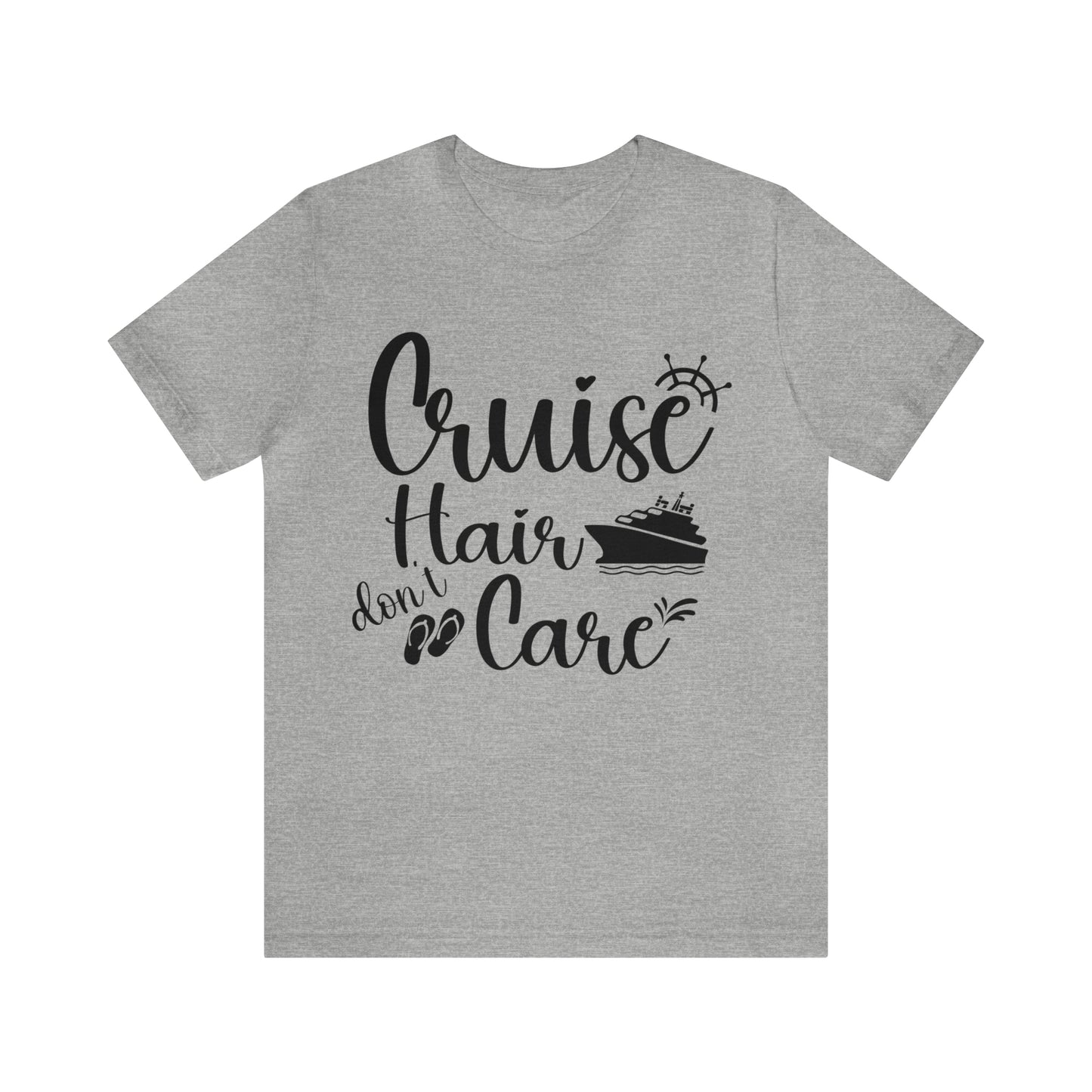 Cruise Hair Don't Care Shirt in Athletic Heather