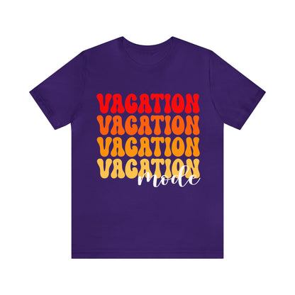 Vacation Mode Shirt in Team Purple