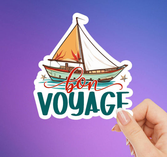 Bon Voyage Boat Sticker by Deck 11