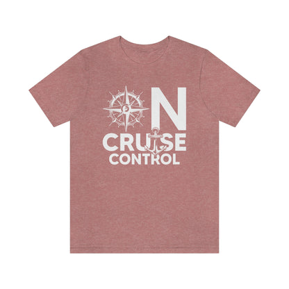 On Cruise Control Nautical TShirt in Heather Mauve